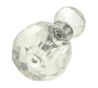 minkissy Faceted Crystal Perfume Bottle Glass Perfume Container Decorative Vintage Style for Dressing Table Home Décor Random Color