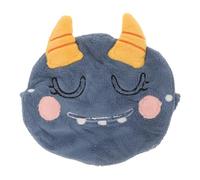 minkissy Facial Steamer Mask Cover Hot Compress Face Towel for Skincare Face Mask Adorable Cartoon Style Secure Strap Fleece Material