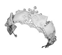 minkissy Fairy Crown for Women Bride Tiara Hen Party Fashionable Wedding Headband