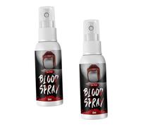 minkissy Fake Blood Spray 2pcs 30ml Portable Halloween Makeup Supplies Special Effects Blood Plasma Spray for Theater and Party Use