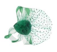 minkissy Fascinators Hat Tea Party Bridal Accessory Veiled Wedding Mesh Veil Headpiece