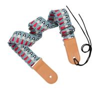 minkissy Fashion Ukulele Strap Nylon Leather Adjustable Ethnic Stylish Ukulele Belt with Practical Easy to Carry Design and Electric Guitar