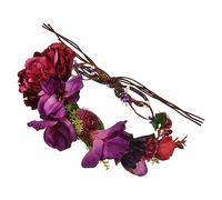 minkissy Fashionable Flower Headband Bridal Hair Accessory Wedding Headband Flower Hairband Floral Headpiece Girl Hair Accessory One Fits