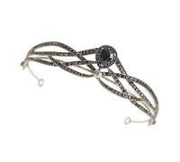 minkissy Fashionable Women's Crown Rhinestone Tiara Wedding Crown Headpiece for Bridal Wedding Party Evening
