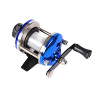 minkissy Fishing Line Reel Spooler and Easy Thread out Adjustable Structure Plastic and Iron Drum Style Spooling System 0.28mm 50m Capacity for Fishing Wire
