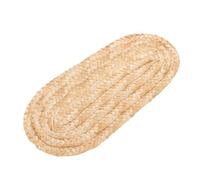minkissy Flat Straw Bonnet for Dolls Handmade Small Hat Prop for Dollhouse Decor DIY Crafts Party Supplies Skin Friendly Vintage Doll Headwear