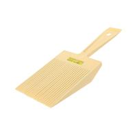 minkissy Flat Top Comb Hairdressing Tool Wide Tooth Barber Comb for Men Hair Cutting and Styling Professional Salon Use Beige