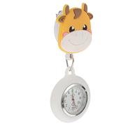 minkissy Fob Watches for Women Featuring A Lightweight Metal Construction with A Hanging Design Cartoon Style Pocket Watch for Nurses and Doctors Seeking A Portable and Retractable Clip