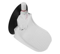 minkissy Foldable Shower Foot Rest for Shaving Legs Easy to Install and Remove with Strong Suction Cup Lightweight Abs and Epdm Material Suitable for Travel Use and Hotel Bathrooms