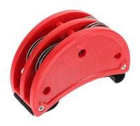 minkissy Foot Tambourine with Comfortable Curved Instep Fit Musical Percussion Instrument for Early Music Education and Hands Skill Development Red Foot Bell for