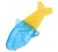 minkissy Freezable Summer Pet Teether Chew for Puppies and Small Medium Dogs, Tpr Sturdy Cooling Interactive Bone Shape, Dog Teething for Bite Resistance and Dental Health