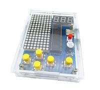 minkissy Game Console DIY Soldering Kit Manual Practice for Adults Blue Electronic Welding Project Tool for Hands Skill Building and Custom Handheld Assembly