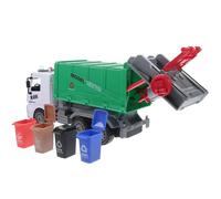 minkissy Garbage Sorting Educational Sanitation Vehicle for Boys Inertia Driven Recycling Truck Promotes Hand Eye Coordination and Environmental Awareness Birthday