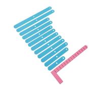 minkissy Geometry Teaching Tool with Stable Lock Buttons Math Splicing Bars for Primary School Triangle and Quadrilateral Demonstrator Learning Aid for Classroom and Home Random Color