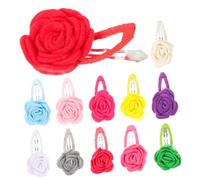 minkissy Girls Hairpin Set 12pcs Camellia Clip Barrettes Boys and Girls Beauty Accessories Adorable for Bangs Ponytail All Outfits