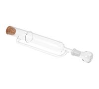 minkissy Glass Cigar Infusion Tubes with Wooden Plug for Humidor Storage and Flavor Enhancement Sophisticated Design for Cigar Lovers and Collectors