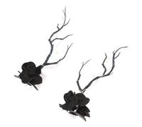 minkissy Glowing Reindeer Antlers Hairpin LED Christmas Horns Barrette Hair Clip Battery Operated Festive Headdress for Adults Holiday Party Accessories