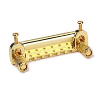 minkissy Gold Roller Saddle Replacement for Electric Guitar Bridge Fully Guitar Accessories for Smooth Harmonics and Durability