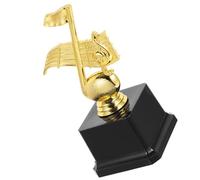 minkissy Golden Music Trophy Award for Singing Competition with Plastic Material, Light Weight and Easy to Store, for Kindergarten Competition and Performance Awards Souvenir