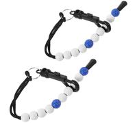 minkissy Golf Shot Counter 2pcs Plastic Bead Chain for Golf Enthusiasts
