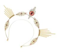 minkissy Gothic Lolita Devil Eyeball Headband for Adults Halloween Party Headwear with Lightweight Metal and Plastic Frame, Easy to Take off Photo Prop for Festive Holiday Celebrations