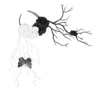 minkissy Gothic Rose Hairband for Halloween Lightweight Cosplay Costume Headpiece for Party Decorations Festivals for Womens Halloween Style Headwear