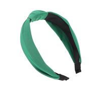 minkissy Green Knotted Headband for Women Wide Elastic Hairband Lightweight Comfortable Fashion Accessory for Spring Summer Hairband Stylish Top Knot Hair Hoop