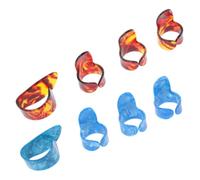 minkissy Guitar Finger Cots for Ukulele and Guitar Made of Material Designed for Thumb and Finger Use for Fingerstyle Playing Acoustic Electric Included