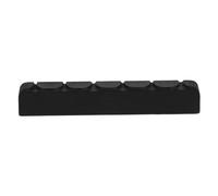 minkissy Guitar String Nut Saddle for Classical Acoustic Ebony Wood Guitar Accessory Pre-slotted Nut for