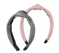 minkissy Hair Accessories Women's Fashion Headbands 2pcs Top Knot Hairbands Elastic Headbands for Women