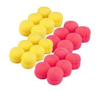 minkissy Hair Curler Sponge Ball Set of 4 Mushroom Hair Styling Tool Red and Yellow Curlers for Women for Home Use