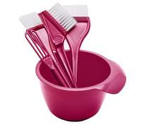 minkissy Hair Dye Bowl Set with Brush and Mixing Comb Durable Hair Coloring Tools Suitable for Professionals and Beginners