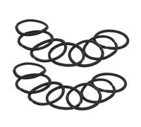 minkissy Hair Ties Spiral 100pcs Women Hair Ties Elastic Small Girls Elastic Black 4mm Ponytail