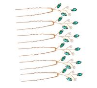 minkissy Hairpin Set Pearl and Rhinestone Wedding Hair Accessories for Brides Bridesmaids