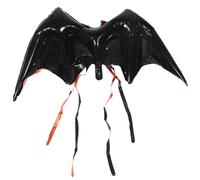 minkissy Halloween Bat Wing Foil Balloon Inflatable Costume Prop Mysterious Vampire Decor for Parties Sturdy Foil Bat Wing Shape