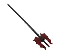 minkissy Halloween Devil Trident Prop Unique Ghost Festival Supplies for Spooky Ambiance and Costume Parties Durable Lightweight Design for Creative Cosplay and Halloween Celebrations