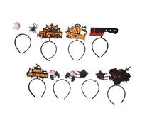 minkissy Halloween Headband Set 8pcs Party Hair Hoops Felt Perfect for Teens Boys and Girls Festive Decor Occasion