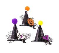minkissy Halloween Products Witch Little Hat Hairpin Headwear for Women Cosplay Props for Party Random Style