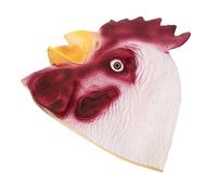 minkissy Halloween Rooster Head Mask Adorable Animal Costume Prop for Cosplay Dress Up Parties Comfortable Material Fun Silly Accessory for Halloween Celebrations