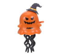 minkissy Halloween Wind-up Dancing Octopus with Spooky Pumpkin Head Safe Soft Sensory Moving Figure Portable Ocean Animal Party Favor Friendly Novelty