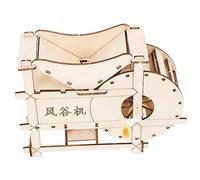 minkissy Hand Crank Threshing Machine Model DIY Educational Science Experiment Kit for Manual Threshing Machine with Agricultural Materials Engaging Farming and Invention Tool