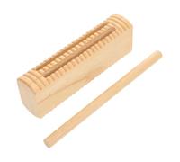 minkissy Handcrafted Wooden Rhythm Block and Mallet Dual Tone Percussion Instrument for Early Education Home Kindergarten Music