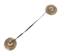 minkissy Handmade Meditation Cymbal Bell with Storage Bag Durable Harmonic Tone Percussion Instrument for Yoga Healing Religious Ceremony and Mindfulness Practice Random Color