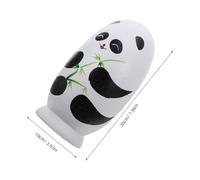 minkissy Handmade Wooden Panda Russian Nesting Dolls Set for Smooth Craft Stacking for Skill Development and Early Learning with Cultural Panda Theme