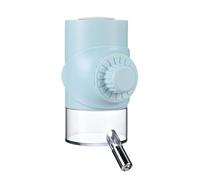 minkissy Hanging Water Bottle Water Dispenser No Leaks Steady Support Pp Resin Stainless Steel for Pet Cage Animals Random Color