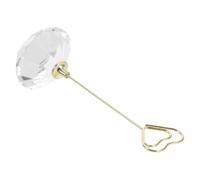 minkissy Heart Note Clip Memo Clamp Crystal Iron Practical Securely Holds Pictures Notes Cards Elegant Unique Design Refined Appearance Craftsmanship Office Commercial Spaces