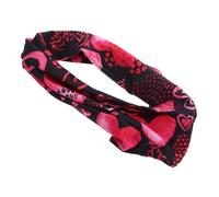 minkissy Heart Print Sweat-absorbing Headband for Men and Women Versatile Sports Hair Accessory for Running Yoga and Gym Workouts Fashionable and Comfortable Fitness Gear