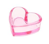 minkissy Heart Shape Nail Dappen Cup 1.97X1.85X0.87 Inches Acrylic Nail Dish Decorative Manicure Brush Holder for Acrylic Nails Supplies