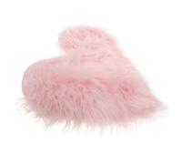 minkissy Heart Shaped Faux Nail Art Display Mat 1 Piece Soft Plush Cushion for Manicure Photography for Nail Salon Decor and Bedroom Use