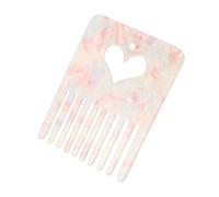 minkissy Heart Shaped Hair Comb French Hair Side Comb for Women Hairdressing Tool